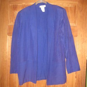 Croft & Barrow Purple Suit Coat